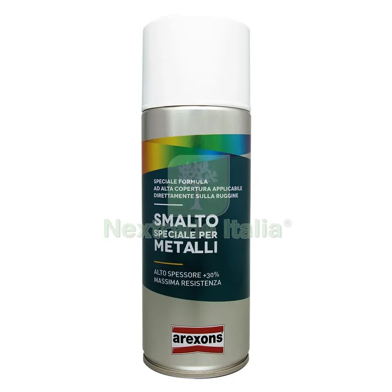 SMALTO SPRAY SPECIALE METALLI ml. 400 - rosso traffico brillante — Bombolette e vernici spray — rif. FERX.9019315NLM SMALTO SPRAY SPECIALE METALLI ml. 400 - rosso traffico brillante — Bombolette e vernici spray — rif. FERX.9019315NLM
