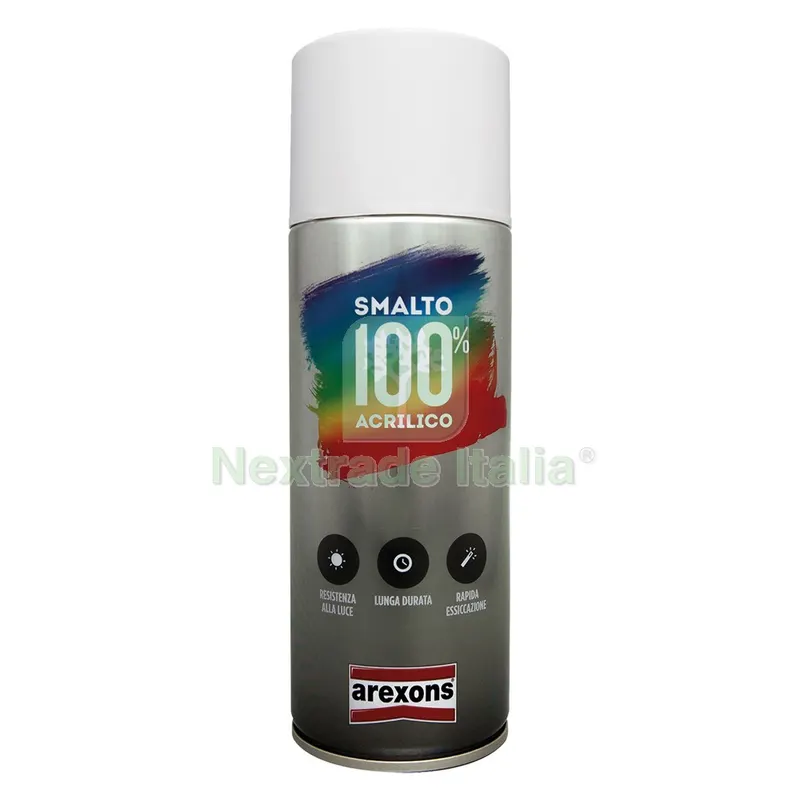 Smalto Spray Acrilico Ritocco per Elettrodomestici ml 400 - bianco elettro — Bombolette e vernici spray — rif. FERX.900267NLM