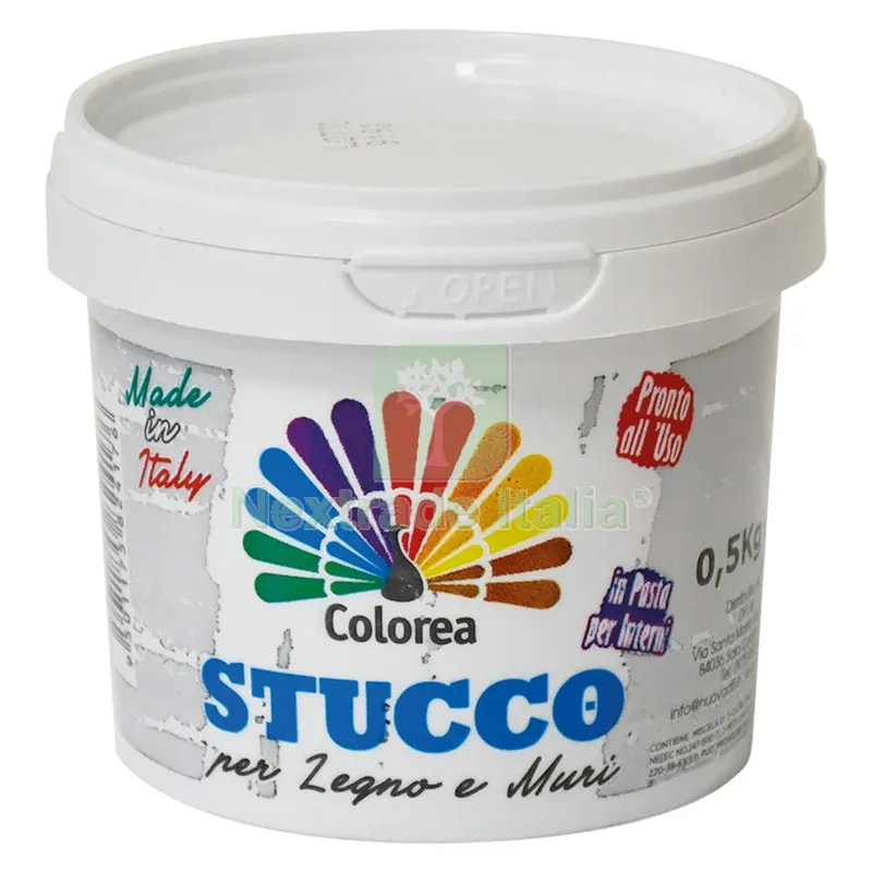 24PZ STUCCO IN PASTA 'COLOREA' Kg. 0,500 — Stucchi e rasanti — rif. FERX.9026034NLM 24PZ STUCCO IN PASTA 'COLOREA' Kg. 0,500 — Stucchi e rasanti — rif. FERX.9026034NLM