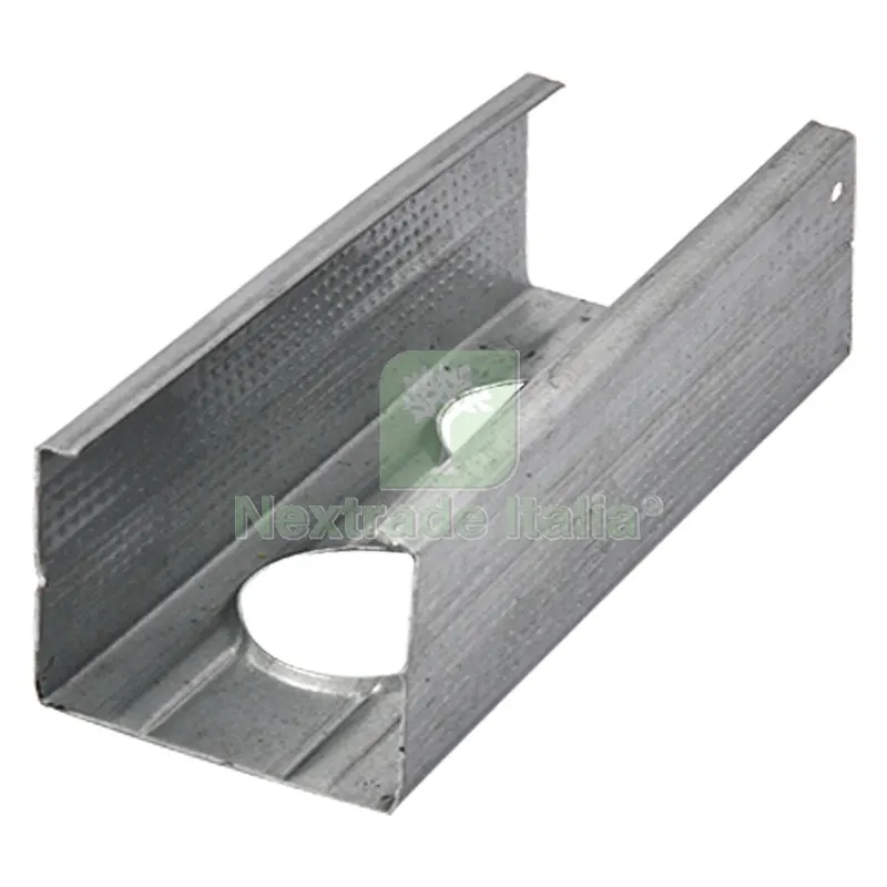 6PZ MONTANTE PER PARETI TIPO 'M' mm 49 x 50 - mt 3 — Casalinghi e organizzazione — rif. FERX.1032140NLM