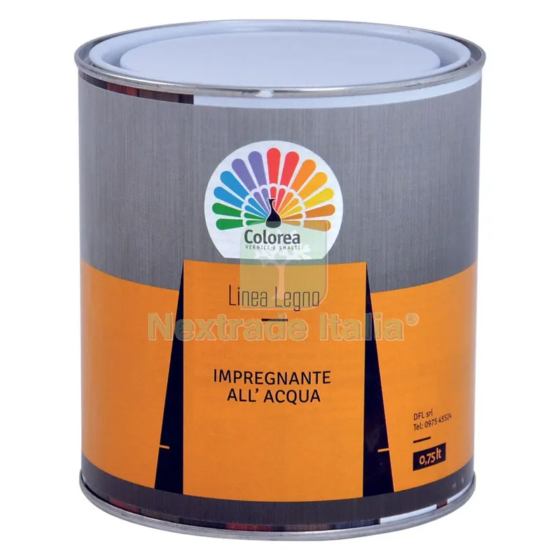 6PZ IMPREGNANTE PER LEGNO 'COLOREA' Lt. 0,750 Trasparente nx1 — Vernici e smalti — rif. FERX.890401NLM 6PZ IMPREGNANTE PER LEGNO 'COLOREA' Lt. 0,750 Trasparente nx1 — Vernici e smalti — rif. FERX.890401NLM