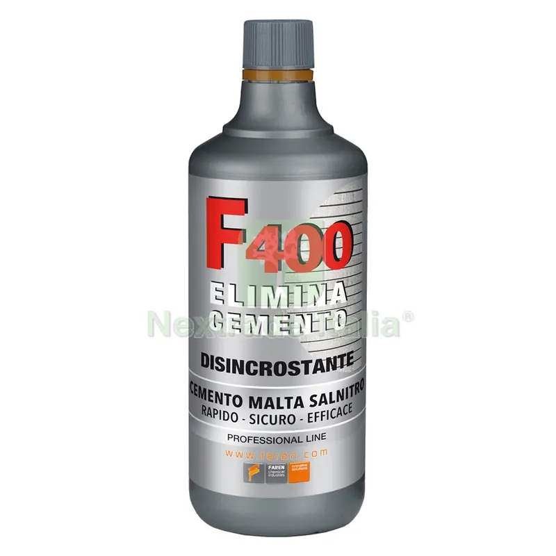 12PZ ACIDO DISINCROSTANTE PER CEMENTO 'F400' lt 1 — Detergenti e pulitori casa — rif. FERX.906352NLM