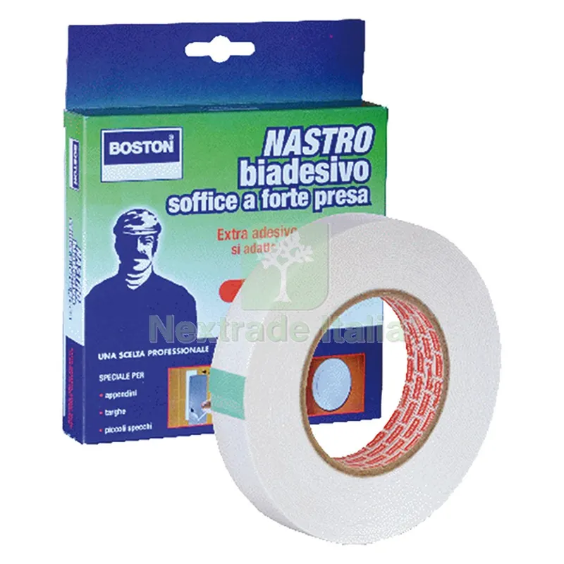 NASTRO BIADESIVO mm. 19 x 5 mt - Sp.0,9 — Adesivi e sigillanti — rif. FERX.9002012NLM