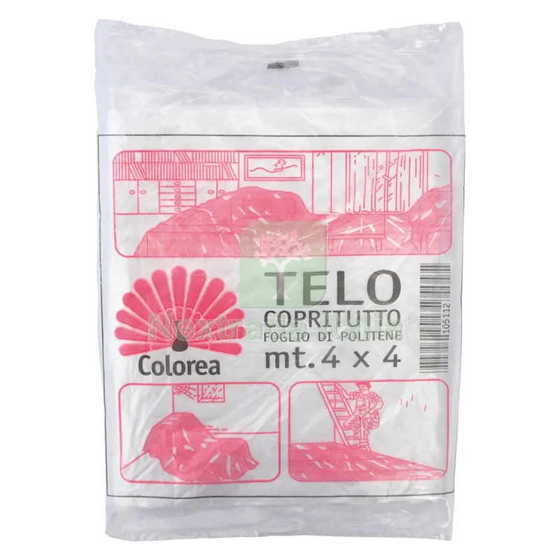 60PZ TELO COPRITUTTO MULTIUSO mt 4 x 4 - gr. 110 circa — Teli e film di protezione — rif. FERX.105112NLM