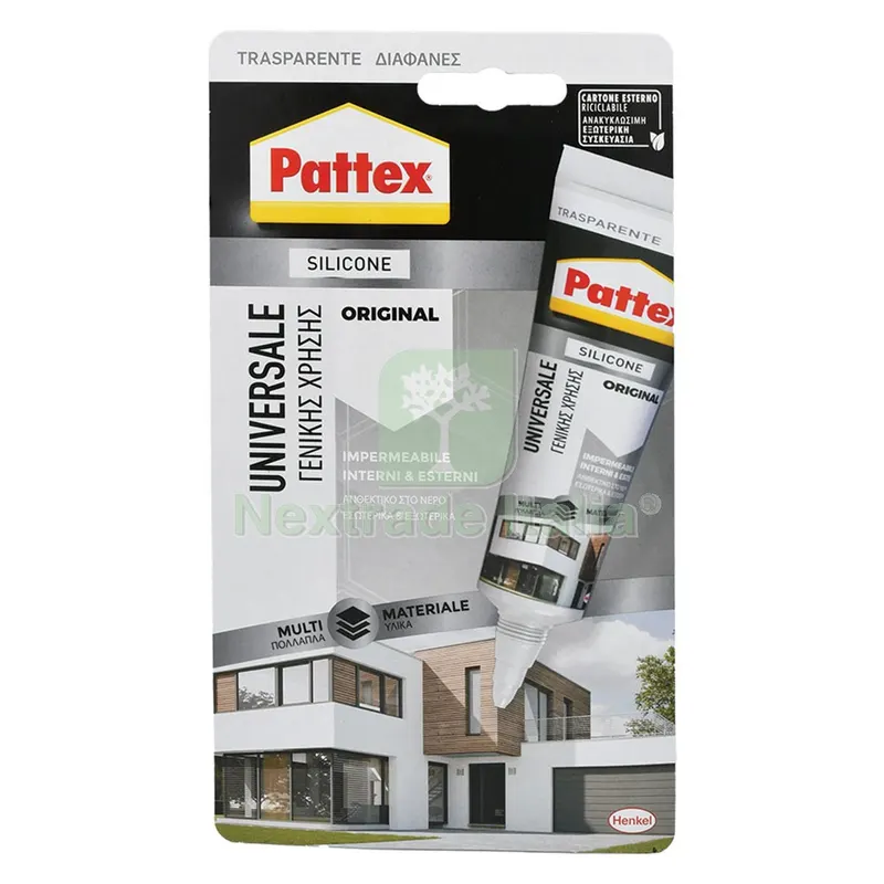 12PZ SILICONE ACETICO trasparente - 50 ml — Adesivi e sigillanti — rif. FERX.9008012NLM