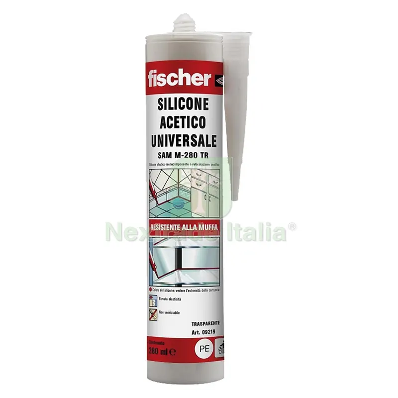 25PZ SILICONE ACETICO UNIVERSALE RAL 9010 bianco ml 280 codice 9008812 — Adesivi e sigillanti — rif. FERX.9008812NLM 25PZ SILICONE ACETICO UNIVERSALE RAL 9010 bianco ml 280 codice 9008812 — Adesivi e sigillanti — rif. FERX.9008812NLM