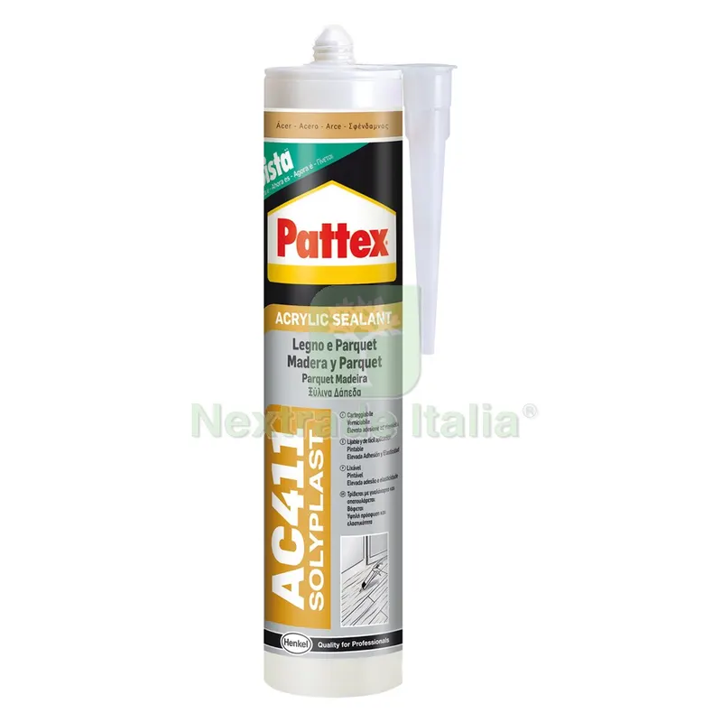 SILICONE ACRILICO PER LEGNO E PARQUET 'PATTEX AC41 ml 300 - Noce — Adesivi e sigillanti — rif. FERX.9008188NLM SILICONE ACRILICO PER LEGNO E PARQUET 'PATTEX AC41 ml 300 - Noce — Adesivi e sigillanti — rif. FERX.9008188NLM