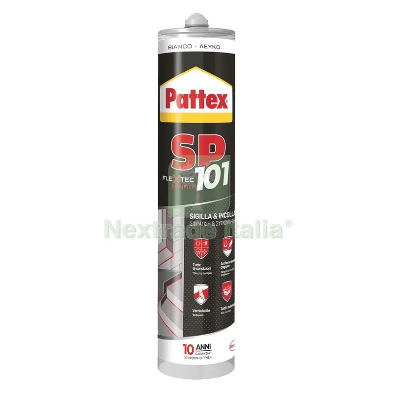 SIGILLANTE NEUTRO PER MULTIMATERIALI 'PATTEX SP101 grigio — Adesivi e sigillanti — rif. FERX.9008213NLM SIGILLANTE NEUTRO PER MULTIMATERIALI 'PATTEX SP101 grigio — Adesivi e sigillanti — rif. FERX.9008213NLM