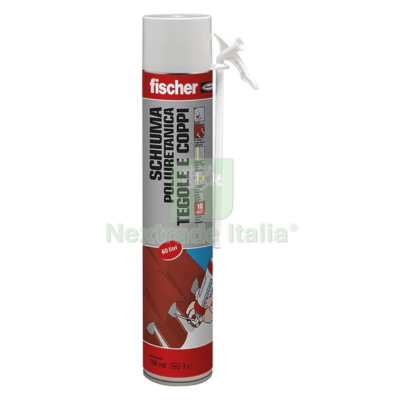 12PZ SCHIUMA POLIURETANICA 'TEGOLE E COPPI' PU T 750 ml 750 - manuale — Adesivi e sigillanti — rif. FERX.9008860NLM