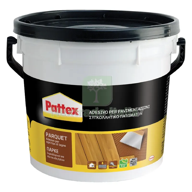 ADESIVO PER PAVIMENTI LEGNO 'PATTEX PARQUET' Kg. 5 - secchio plastico — Adesivi e sigillanti — rif. FERX.1102740NLM ADESIVO PER PAVIMENTI LEGNO 'PATTEX PARQUET' Kg. 5 - secchio plastico — Adesivi e sigillanti — rif. FERX.1102740NLM