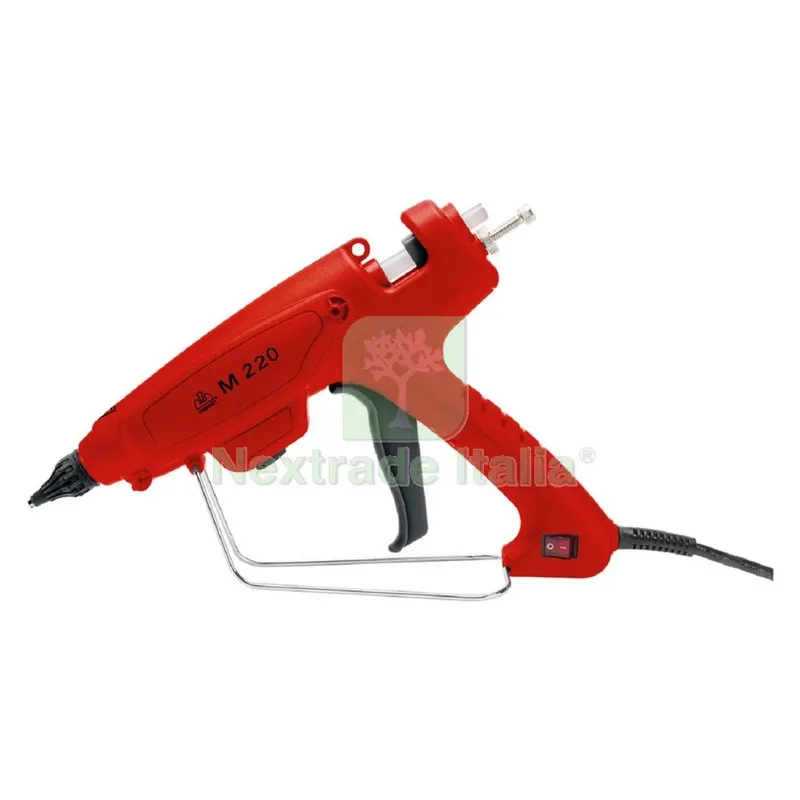 SPRUZZATORE TERMOCOLLANTE 'M220' 220 W - Red Line — Spatole e attrezzi per stesura — rif. FERX.5107506NLM SPRUZZATORE TERMOCOLLANTE 'M220' 220 W - Red Line — Spatole e attrezzi per stesura — rif. FERX.5107506NLM