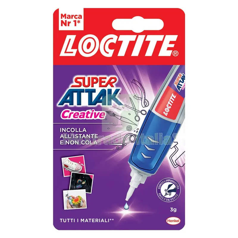 12PZ SUPER ATTAK 'CREATIVE' gr. 3 — Adesivi e sigillanti — rif. FERX.900117NLM