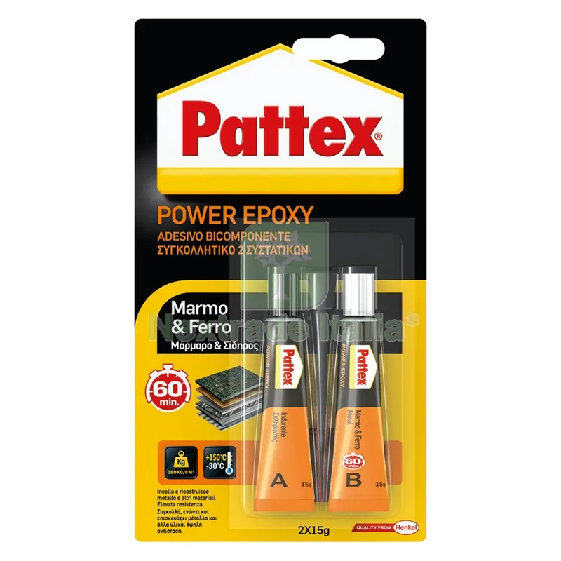 6PZ PATTEX POWER MARMO E FERRO gr. 30 — Adesivi e sigillanti — rif. FERX.9001556NLM