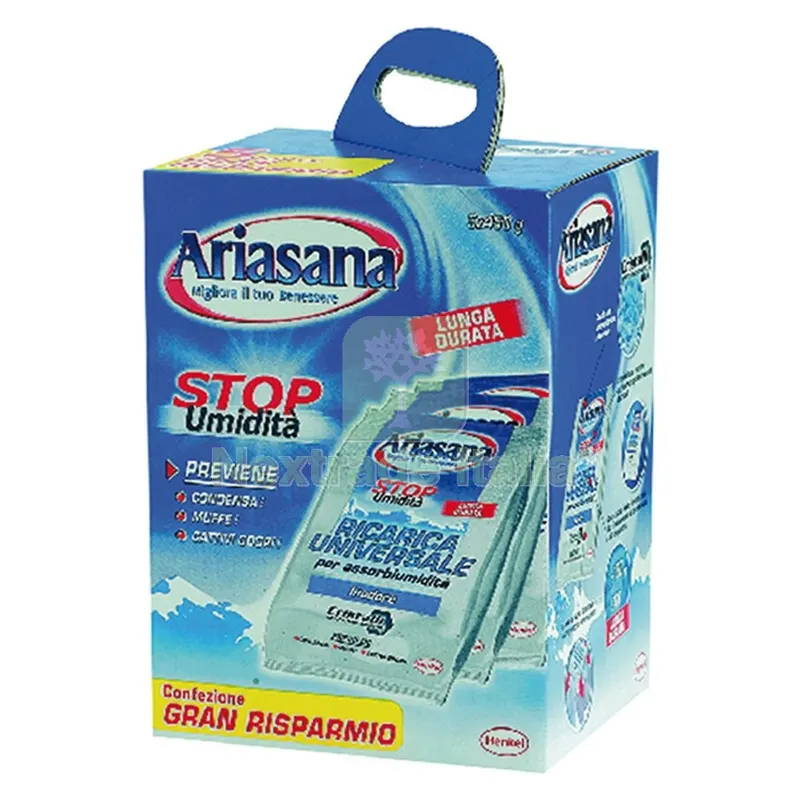 6CF Ricarica Assorbiumidita' 'ariasana' 5 x 450 gr. — Casalinghi e organizzazione — rif. FERX.805718NLM 6CF Ricarica Assorbiumidita' 'ariasana' 5 x 450 gr. — Casalinghi e organizzazione — rif. FERX.805718NLM