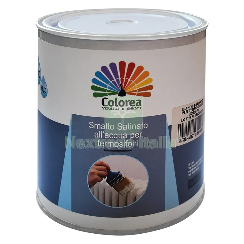 6PZ SMALTO PER CALORIFERI 'COLOREA' ml. 750 bianco satinato — Vernici e smalti — rif. FERX.9200570NLM 6PZ SMALTO PER CALORIFERI 'COLOREA' ml. 750 bianco satinato — Vernici e smalti — rif. FERX.9200570NLM