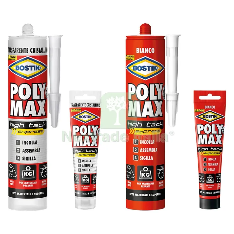ADESIVO SIGILLANTE UNIVERSALE 'POLY MAX' HTE gr. 425 - bianco — Adesivi e sigillanti — rif. FERX.9120086NLM
