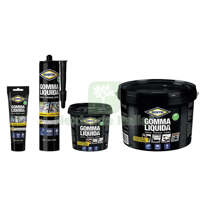 GOMMA LIQUIDA IMPERMEABILIZZANTE ml. 750 - barattolo — Isolanti e reti — rif. FERX.9120099NLM
