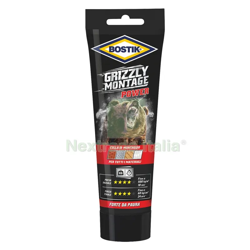 COLLA 'GRIZZLY MONTAGE POWER' gr. 370 - cartuccia — Adesivi e sigillanti — rif. FERX.9120168NLM