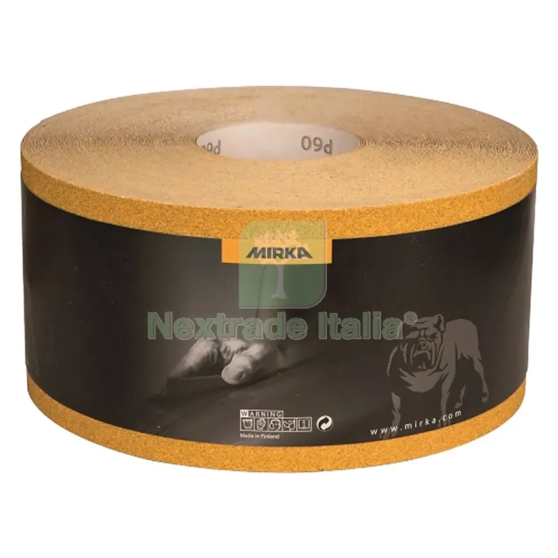 Carta Spaziata 'gold' grana 40 mm 115 x mt 50 — Punte, frese e dischi — rif. FERX.9004010NLM Carta Spaziata 'gold' grana 40 mm 115 x mt 50 — Punte, frese e dischi — rif. FERX.9004010NLM