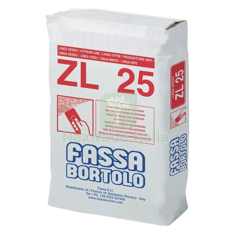 INTONACO DI LISCIATURA 'ZL 25' Kg. 5 — Cemento, malte e collanti edili — rif. FERX.9026320NLM