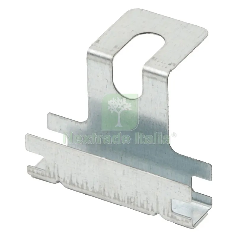 100PZ Gancio Ortogonale mm 15/50 - spessore 0,7 mm — Casalinghi e organizzazione — rif. FERX.9002710NLM 100PZ Gancio Ortogonale mm 15/50 - spessore 0,7 mm — Casalinghi e organizzazione — rif. FERX.9002710NLM