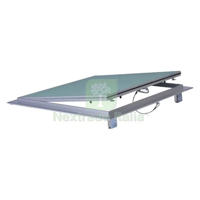 2PZ Botola Ispezione in Cartongesso Serie 'ALU Natural cm 60 x 60 — Isolanti e reti — rif. FERX.1032466NLM