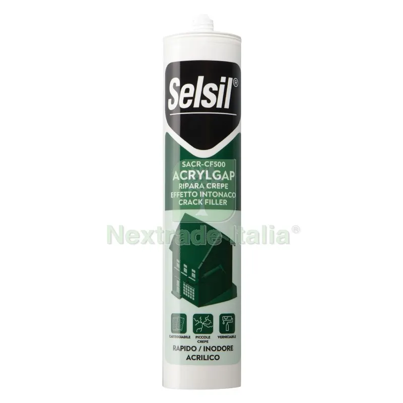 12PZ SILICONE ACRILICO EFFETTO RUVIDO 'SACR-CF500' — Adesivi e sigillanti — rif. FERX.9007760NLM 12PZ SILICONE ACRILICO EFFETTO RUVIDO 'SACR-CF500' — Adesivi e sigillanti — rif. FERX.9007760NLM