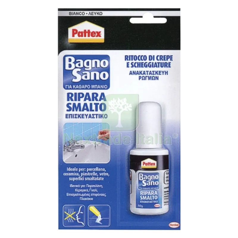 6PZ RIPARA SMALTO 'BAGNO SANO' gr. 50 — Vernici e smalti — rif. FERX.9001539NLM 6PZ RIPARA SMALTO 'BAGNO SANO' gr. 50 — Vernici e smalti — rif. FERX.9001539NLM