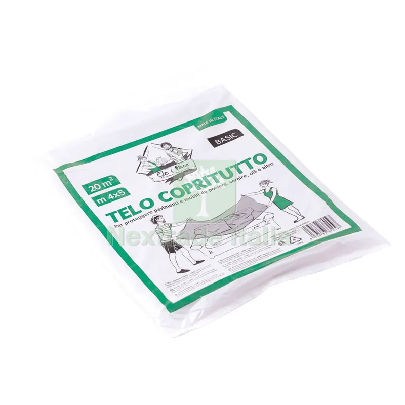60PZ TELO COPRITUTTO MULTIUSO mt 4 x 5 - gr. 240 circa — Teli e film di protezione — rif. FERX.105119NLM