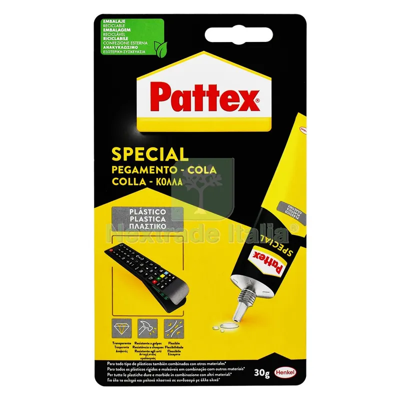6PZ PATTEX SPECIAL PLASTICA gr. 30 nx1 — Adesivi e sigillanti — rif. FERX.9001525NLM 6PZ PATTEX SPECIAL PLASTICA gr. 30 nx1 — Adesivi e sigillanti — rif. FERX.9001525NLM