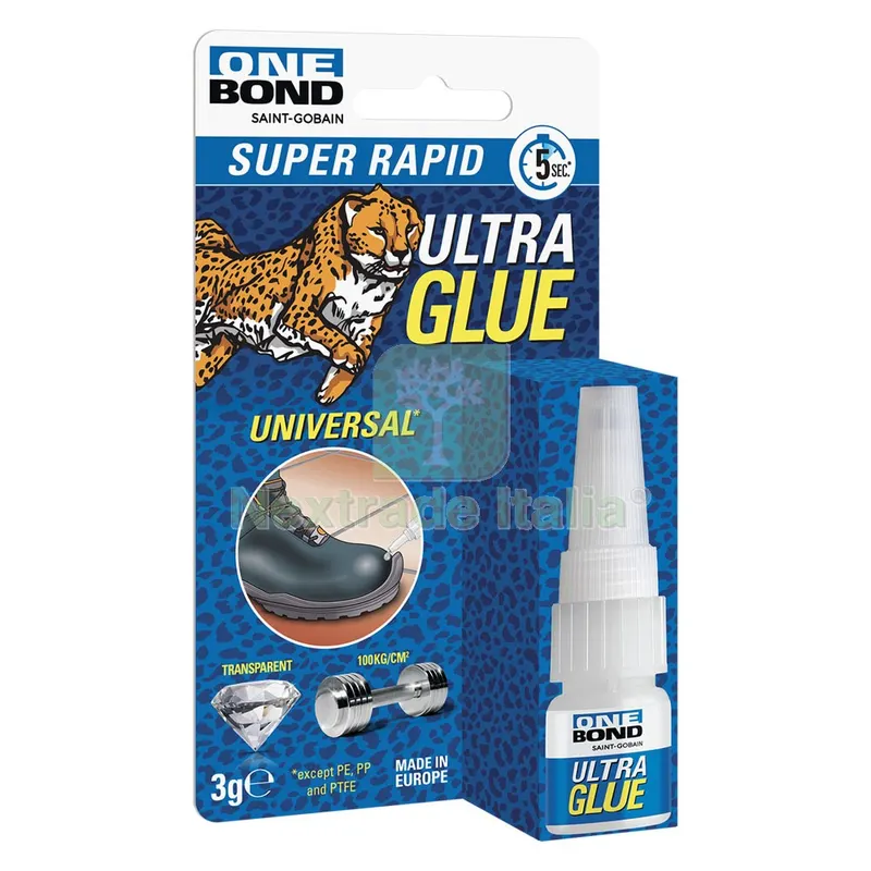 20BLISTER ADESIVO ISTANTANEO UNIVERSALE GEL 'ULTRA GLUE UNIVERSAL GEL' gr. 3 — Adesivi e sigillanti — rif. FERX.9120690NLM