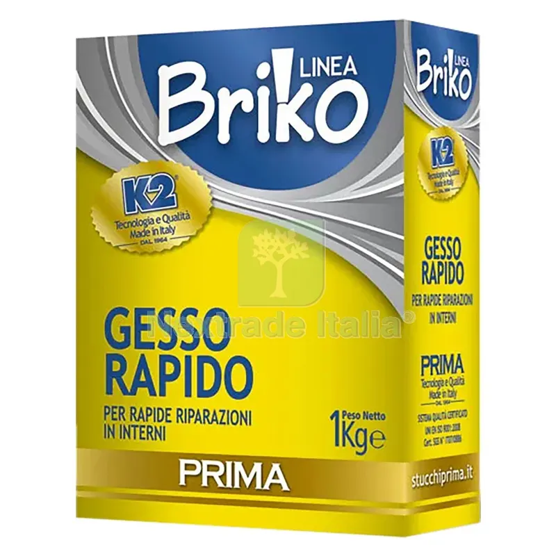 12PZ Gesso Murario Rapido 'briko K2' Kg. 1 - scatola — Casalinghi e organizzazione — rif. FERX.9041180NLM 12PZ Gesso Murario Rapido 'briko K2' Kg. 1 - scatola — Casalinghi e organizzazione — rif. FERX.9041180NLM