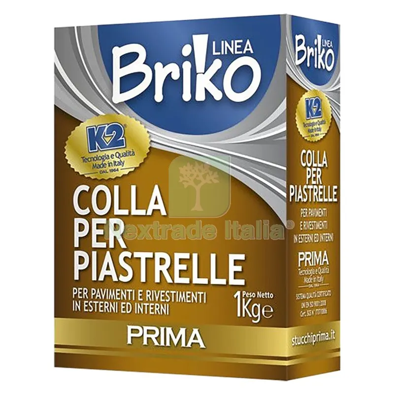 12PZ Collante in Polvere per Piastrelle 'briko K2' Kg. 1 - scatola — Casalinghi e organizzazione — rif. FERX.9041150NLM 12PZ Collante in Polvere per Piastrelle 'briko K2' Kg. 1 - scatola — Casalinghi e organizzazione — rif. FERX.9041150NLM