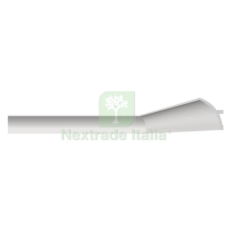 12PZ Cornice Decorativa per Soffitto Serie 'luxstyl' mod. 'L7556' - mm 56 x 75 — Cornici e profili decorativi — rif. FERX.9131312NLM 12PZ Cornice Decorativa per Soffitto Serie 'luxstyl' mod. 'L7556' - mm 56 x 75 — Cornici e profili decorativi — rif. FERX.9131312NLM