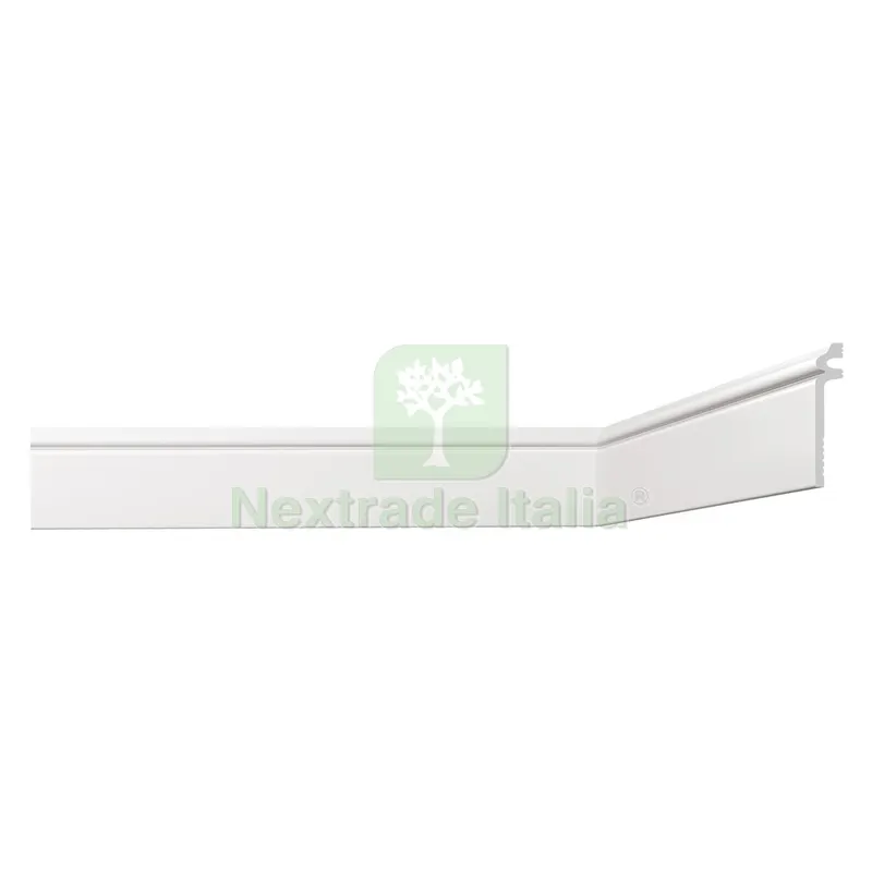 12PZ Copri Battiscopa Decorativo Serie 'luxstyl' mod. 'L14020' - mm 20 x 14 — Profili e angolari decorativi — rif. FERX.9131316NLM 12PZ Copri Battiscopa Decorativo Serie 'luxstyl' mod. 'L14020' - mm 20 x 14 — Profili e angolari decorativi — rif. FERX.9131316NLM
