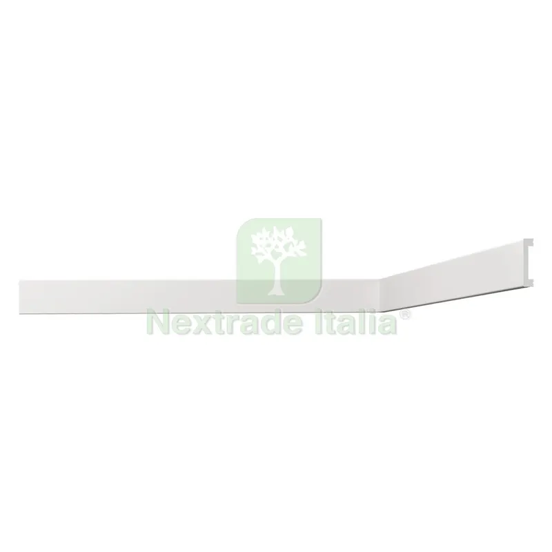 24PZ BATTISCOPA DECORATIVO SERIE 'LUXSTYL' mod. 'L6513' - mm 13 x 65 — Profili e angolari decorativi — rif. FERX.9131320NLM 24PZ BATTISCOPA DECORATIVO SERIE 'LUXSTYL' mod. 'L6513' - mm 13 x 65 — Profili e angolari decorativi — rif. FERX.9131320NLM