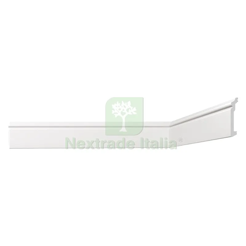 22PZ BATTISCOPA DECORATIVO SERIE 'LUXSTYL' mod. 'L7512' - mm 12 x 75 — Profili e angolari decorativi — rif. FERX.9131326NLM 22PZ BATTISCOPA DECORATIVO SERIE 'LUXSTYL' mod. 'L7512' - mm 12 x 75 — Profili e angolari decorativi — rif. FERX.9131326NLM