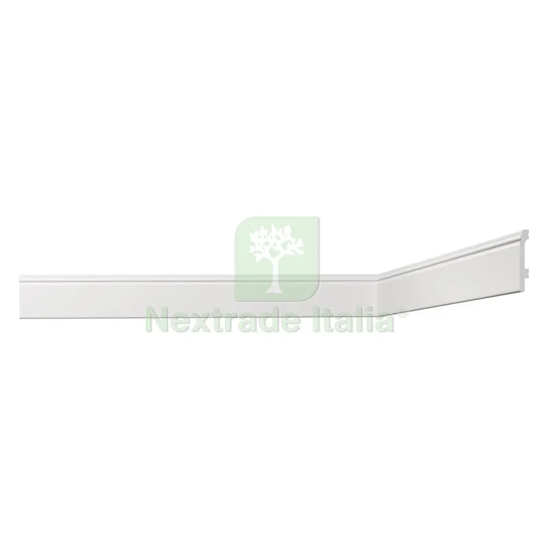 24PZ Battiscopa Decorativo Serie 'luxstyl' mod. 'L8512' - mm 12 x 85 — Profili e angolari decorativi — rif. FERX.9131328NLM