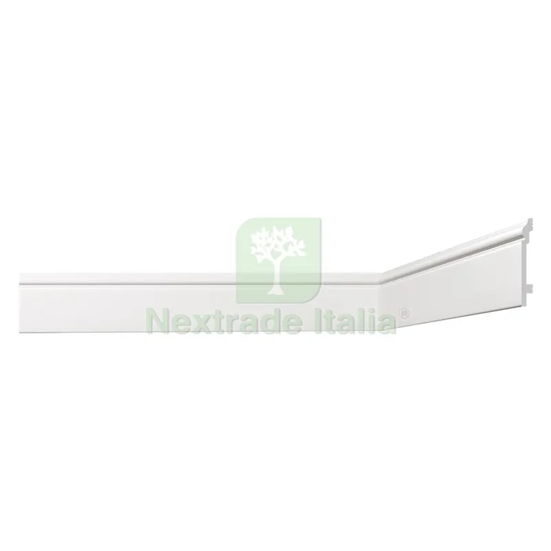 16PZ Battiscopa Decorativo Serie 'luxstyl' mod. 'L10014' - mm 14 x 100 — Profili e angolari decorativi — rif. FERX.9131330NLM 16PZ Battiscopa Decorativo Serie 'luxstyl' mod. 'L10014' - mm 14 x 100 — Profili e angolari decorativi — rif. FERX.9131330NLM