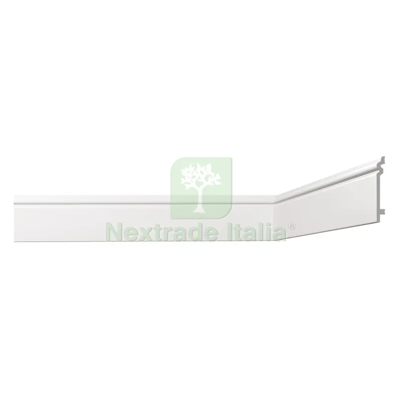 11PZ Battiscopa Decorativo Serie 'luxstyl' mod. 'L12515' - mm 15 x 125 — Profili e angolari decorativi — rif. FERX.9131334NLM 11PZ Battiscopa Decorativo Serie 'luxstyl' mod. 'L12515' - mm 15 x 125 — Profili e angolari decorativi — rif. FERX.9131334NLM