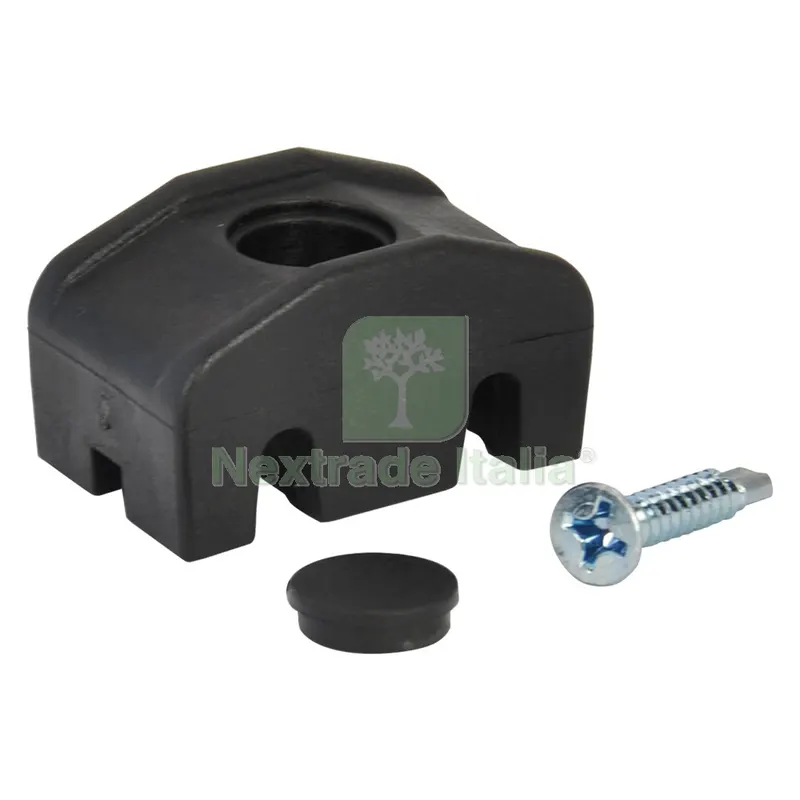 12PZ PIASTRINA DI FISSAGGIO IN NYLON colore nero — Piastre e angolari — rif. FERX.1074389NLM 12PZ PIASTRINA DI FISSAGGIO IN NYLON colore nero — Piastre e angolari — rif. FERX.1074389NLM
