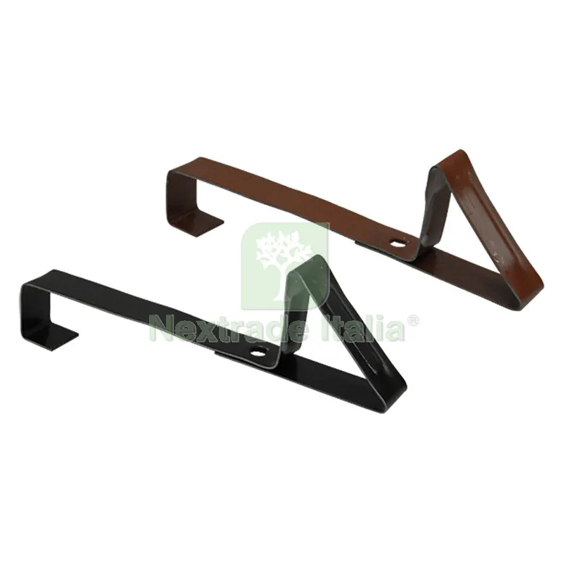 10PZ FERMANEVE PER TEGOLA CEMENTO h. 270 mm - colore rosso — Cemento, malte e collanti edili — rif. FERX.1083926NLM
