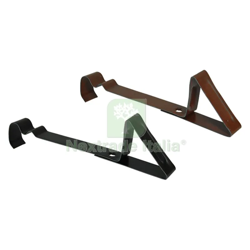 10PZ FERMANEVE PER TEGOLA PORTOGHESE h. 282 mm - colore marrone — Isolanti e reti — rif. FERX.1083910NLM 10PZ FERMANEVE PER TEGOLA PORTOGHESE h. 282 mm - colore marrone — Isolanti e reti — rif. FERX.1083910NLM