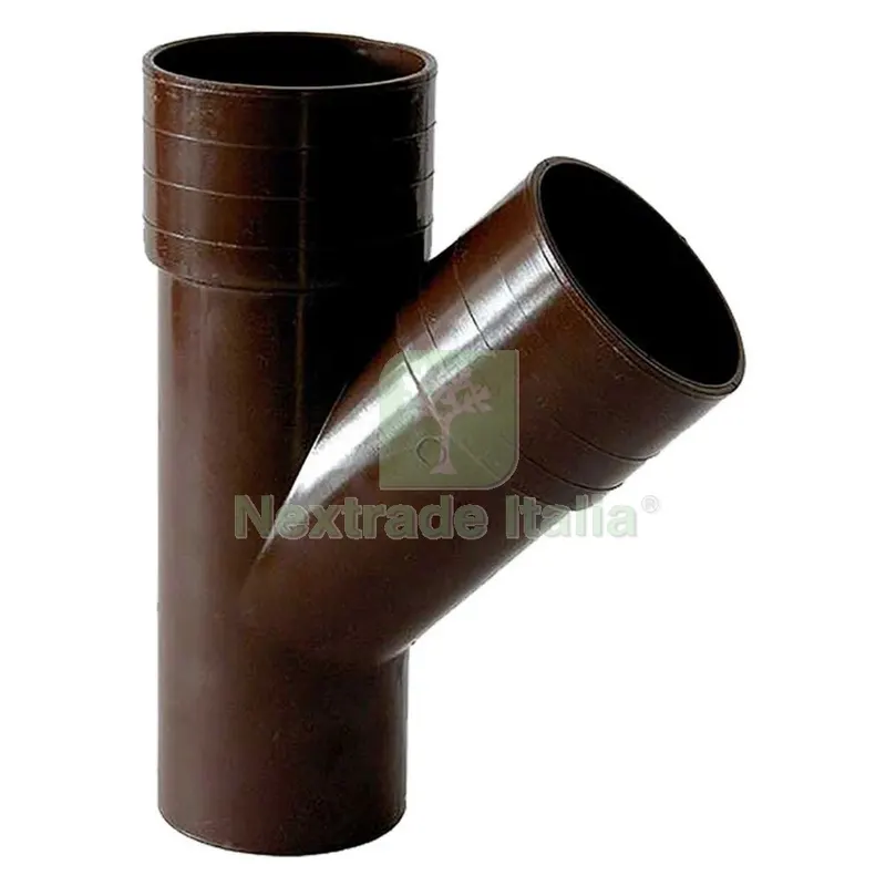 DERIVAZIONE PER TUBO PLUVIALE IN PVC 45 ø 80 TDM — Tubi e raccordi — rif. FERX.110250NLM DERIVAZIONE PER TUBO PLUVIALE IN PVC 45 ø 80 TDM — Tubi e raccordi — rif. FERX.110250NLM