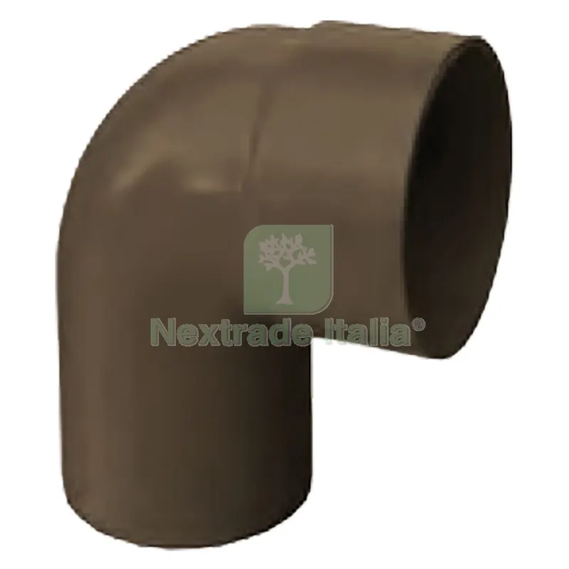 Curva 87-° per Tubo Pluviale in PVC 87-° Ø 80 (chiusa) — Tubi e raccordi — rif. FERX.110235NLM