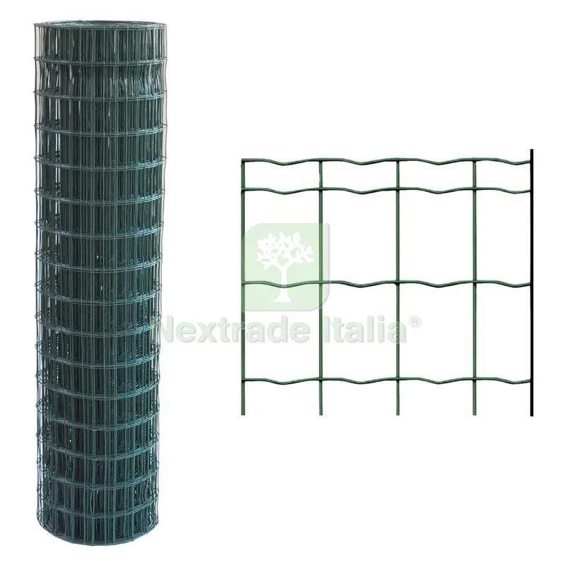 Rete Elettrosaldata Plastificata 76,2 x 63,5 Filo Ø mm. 1,6/2 - H. cm 150 x mt. 25 — Reti e recinzioni — rif. FERX.1095422NLM