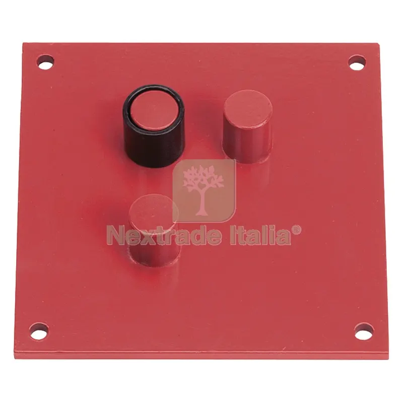 PIASTRA PIEGAFERRO cm 18 x 18 ø mm 16 — Utensili da muratore — rif. FERX.100710NLM PIASTRA PIEGAFERRO cm 18 x 18 ø mm 16 — Utensili da muratore — rif. FERX.100710NLM