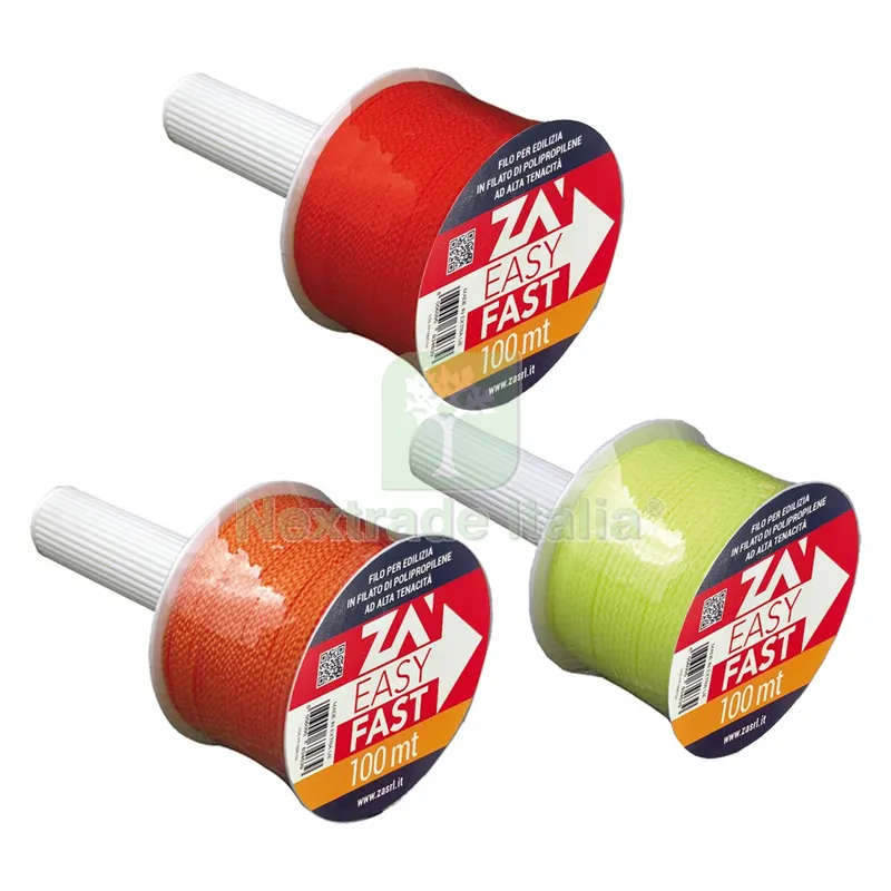 15PZ FILO PER EDILIZIA MT 100 COLORE GIALLO — Utensili muratura — rif. FERX.102102NLM