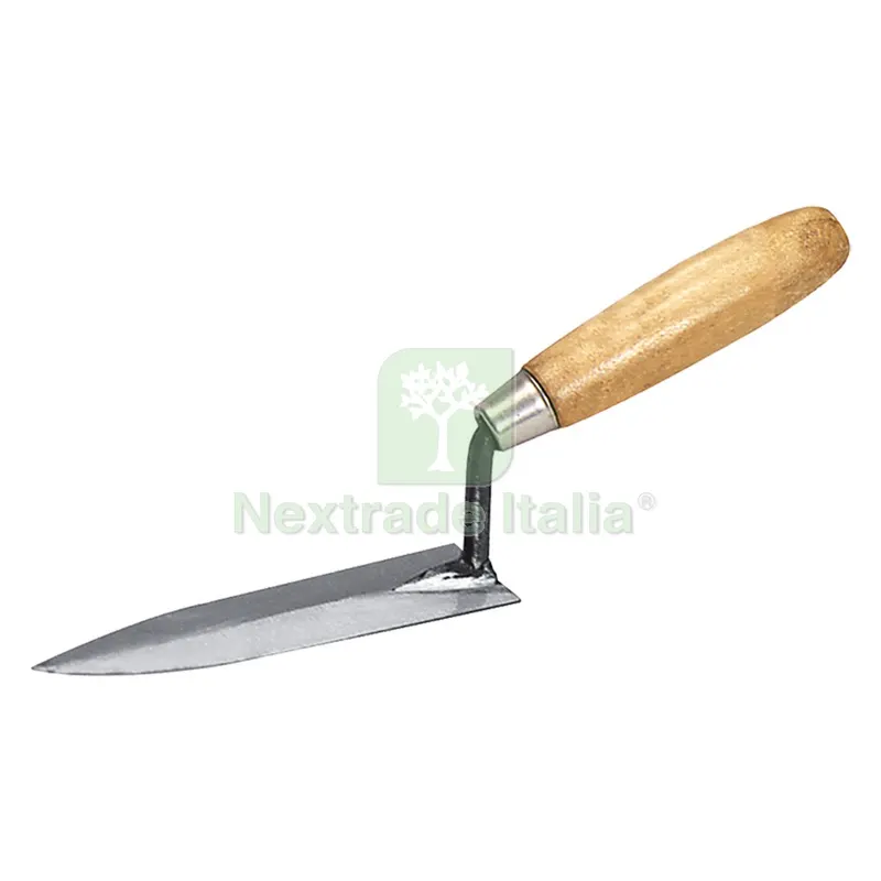 12PZ Cazzuolino Foglia D'ulivo cm 14 codice 101708 — Utensili muratura — rif. FERX.101708NLM