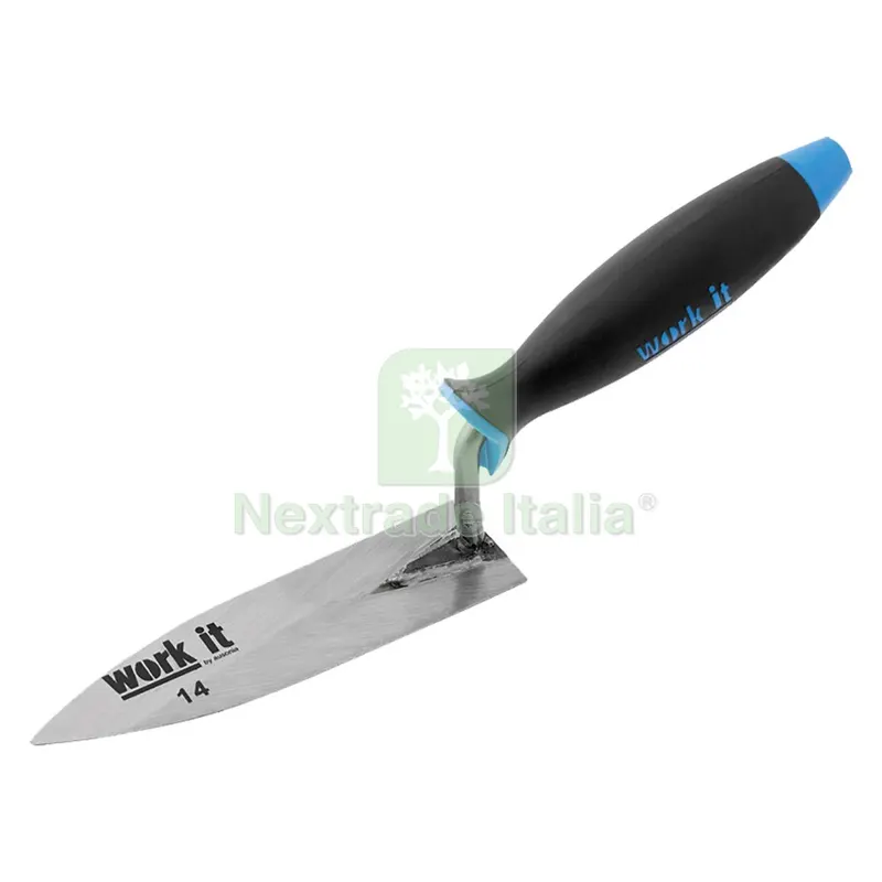 12PZ CAZZUOLINO FOGLIA D'ULIVO cm 14 codice 1017010 — Utensili muratura — rif. FERX.1017010NLM